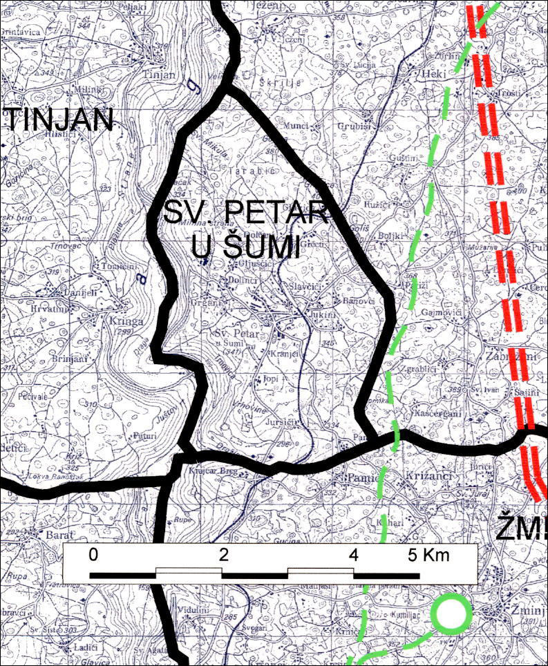 sveti petar u šumi karta Region of Istria: Sv. P.u Šumi sveti petar u šumi karta