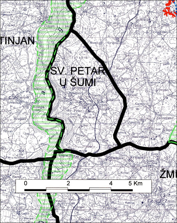 sveti petar u šumi karta Region of Istria: Sv. P.u Šumi sveti petar u šumi karta