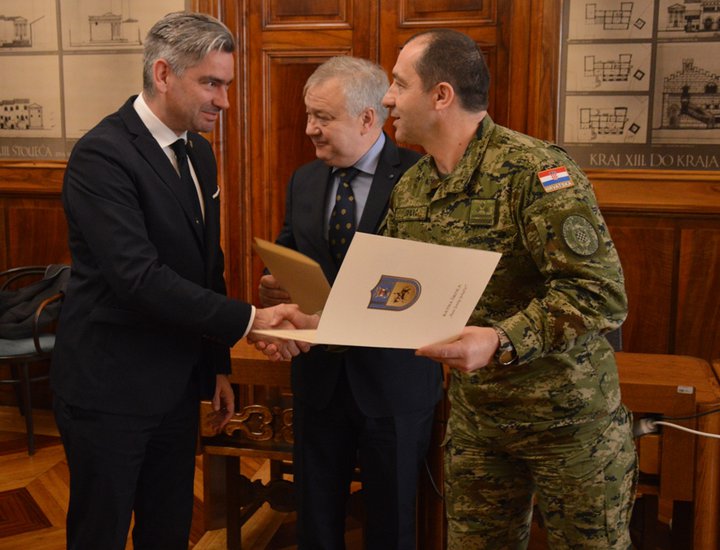 Održan prijem za polaznike Ratne škole "Ban Josip Jelačić"