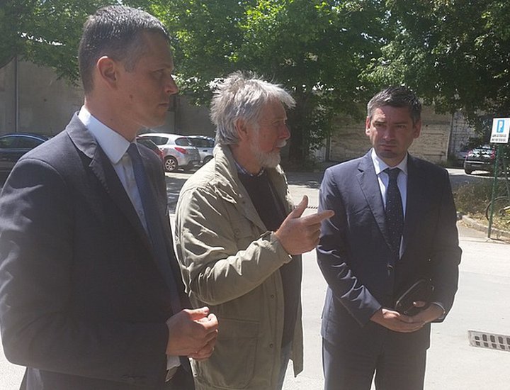 Incontro fra il Presidente Flego e il Sindaco Miletić con i lavoratori della TESU