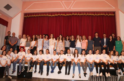 Ricevimento per gli alunni campioni nazionali