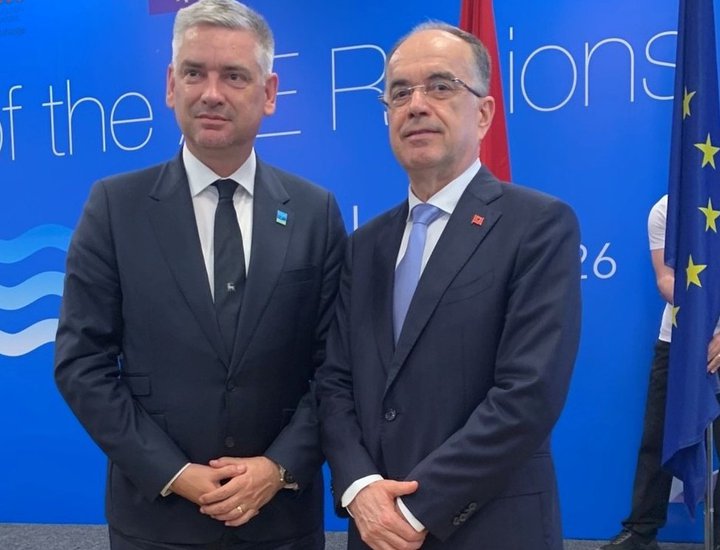 Il presidente della Regione Miletić ha incontrato il Presidente dell’Albania