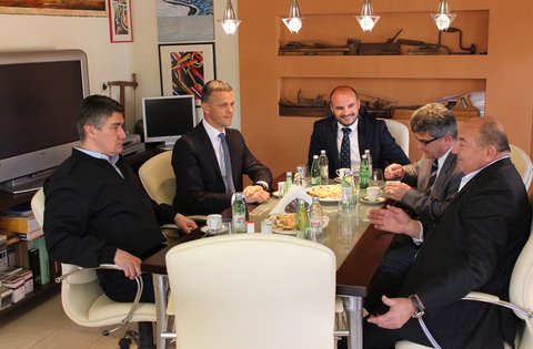 Il Presidente della Regione e il Presidente del Governo della Repubblica di Croazia in visita agli investimenti strategici sul territorio della Città  di Parenzo