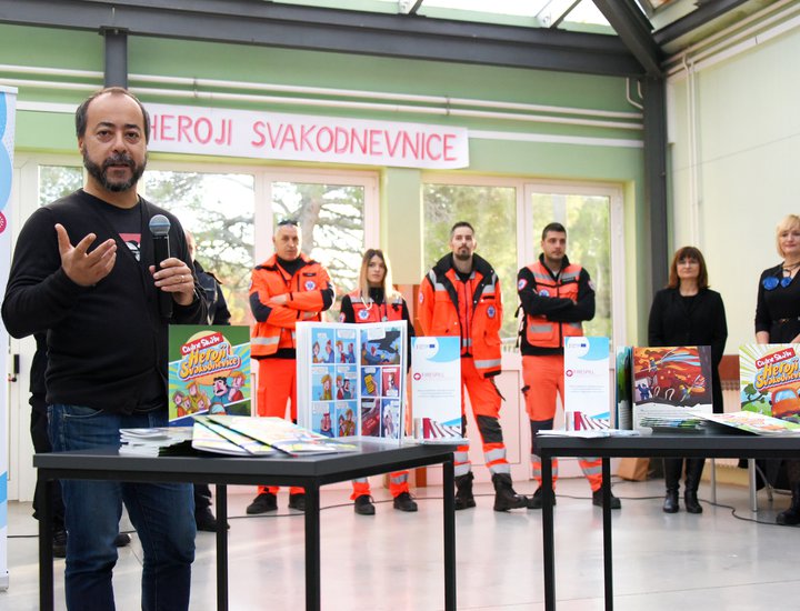 U OŠ Vidikovac predstavljeni strip i slikovnica „Heroji svakodnevice“ u sklopu EU projekta FIRESPILL