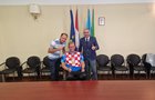 Il presidente Miletić ha organizzato il ricevimento per il campione europeo di parabocce Davor Komar