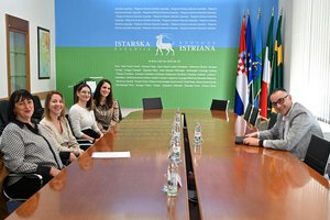Predstavnice Kluba sportsko-ritmičke gimnastike Gazela na radnom sastanku u Istarskoj županiji