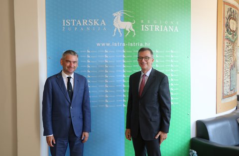 Upriličen prijem za Nj.E. veleposlanika Talijanske Republike u Republici Hrvatskoj
