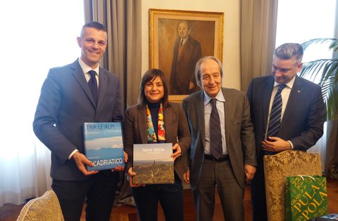 Confermata l'ottima collaborazione fra l'Istria e la Regione Friuli Venezia Giulia