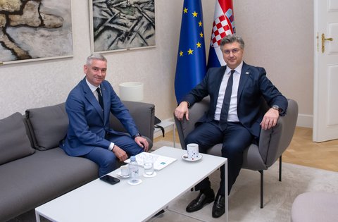 Župan Miletić na sastanku s predsjednikom Vlade RH Plenkovićem o temama ključnim za Istru