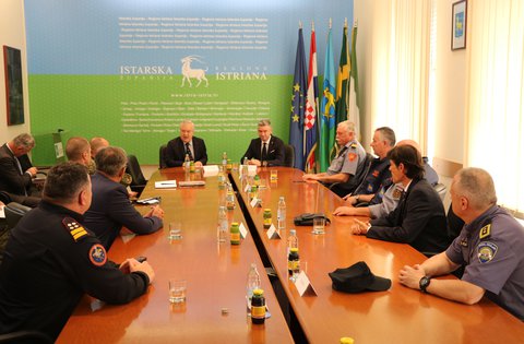 Ricevimento per una delegazione del Ministero della difesa della RC
