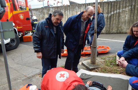 Elektroistra Pula, Pogon Labin 30. siječnja 2015.g. organizirala je i provela vježbu evakuacije i spašavanja u pogonu Labin