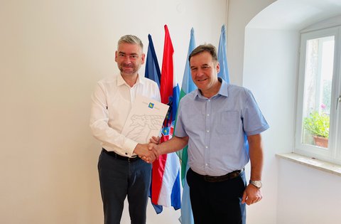 Istarski župan Boris Miletić posjetio Općinu Pićan