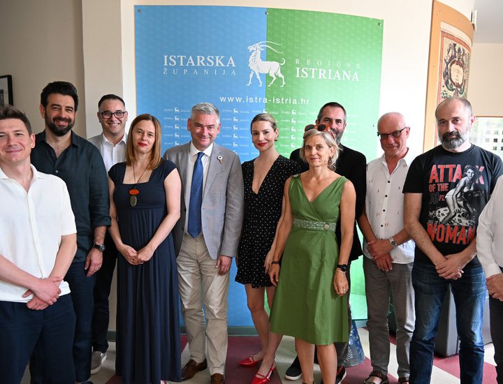 Predstavnici 72. Pulskog filmskog festivala na prijemu kod istarskog župana Borisa Miletića