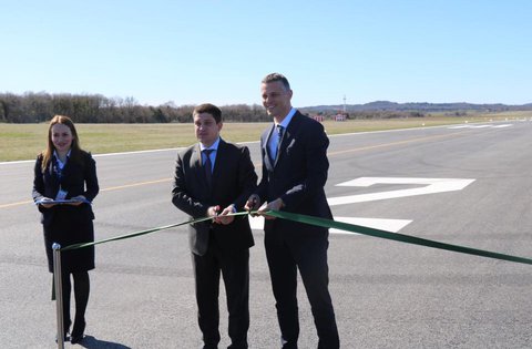 Rinnovata la pista per i decolli e gli atterraggi dell'aeroporto polese