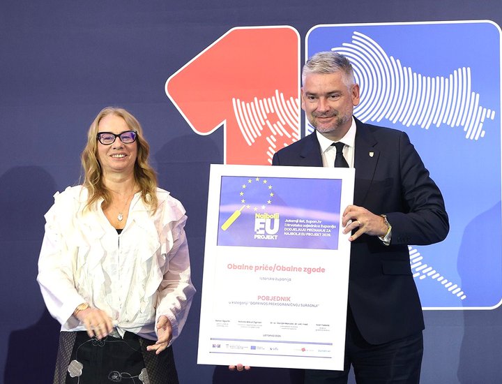 Istarska županija osvojila nagradu za najbolji EU projekt „Obalne priče / Obalne zgodbe” u kategoriji prekogranične suradnje