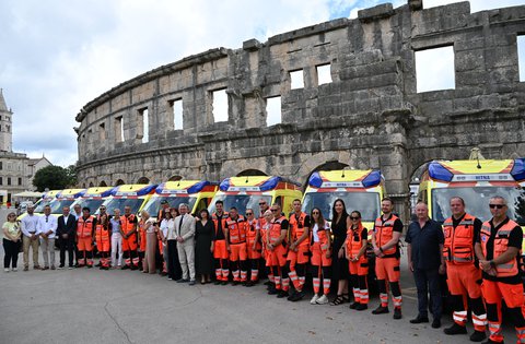 La Regione Istriana ha investito finora 6,6 milioni di euro nel rinnovo del parco veicoli per emergenze e trasporti sanitari
