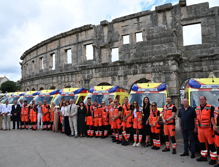 La Regione Istriana ha investito finora 6,6 milioni di euro nel rinnovo del parco veicoli per emergenze e trasporti sanitari