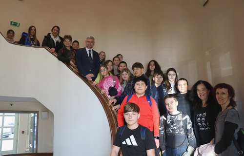 Župan Miletić primio učenike i učenice OŠ Centar iz Pule u sklopu Građanskog odgoja i obrazovanja