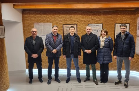 Il presidente Miletić in visita ufficiale alla Città di Gallignana