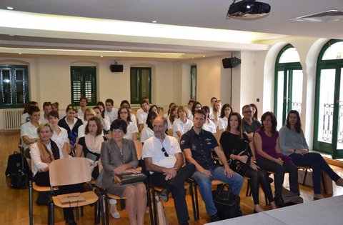 Gli studenti della Svizzera in visita alla Regione Istriana