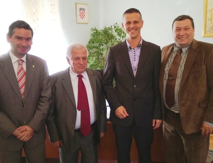 Istarski župan Valter Flego i pulski gradonačelnik Boris  Miletić primili rektora Internacionalnog univerziteta Travnik sa suradnicima
