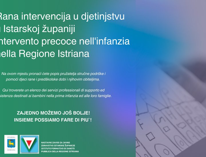 Sve o ranoj intervenciji u djetinjstvu u Istarskoj županiji na jednom mjestu
