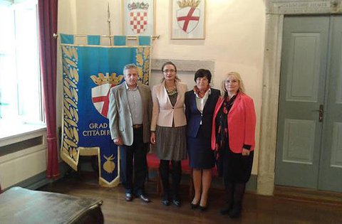 Conferenza alla Scuola d'avviamento professionale "Eugen Kumičić" di Rovigno