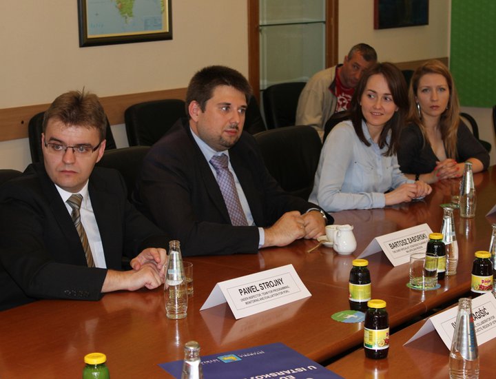 Una delegazione della Regione Malopolska in visita alla Regione Istriana
