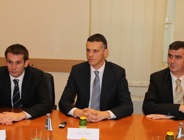 Il Presidente Flego ha ricevuto i rappresentanti del Servizio di protezione e salvataggio della Regione Istriana