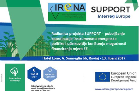 Poziv na radionicu projekta SUPPORT