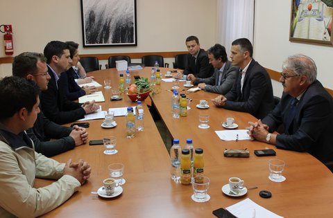 Il Presidente Flego all'incontro con i rappresentanti del Comune di Visinada