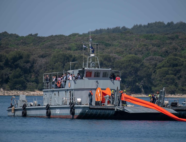 Uspješno održana Vježba interventnih službi na moru „FIRESPILL 2022“