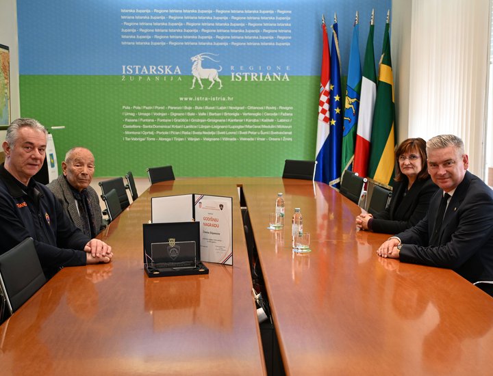 Župan Miletić primio voditelja Službe civilne zaštite Istarske županije