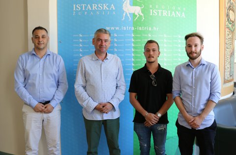 Župan Miletić upriličio prijem za novo predsjedništvo Kluba studenata Istre „Mate Balota“