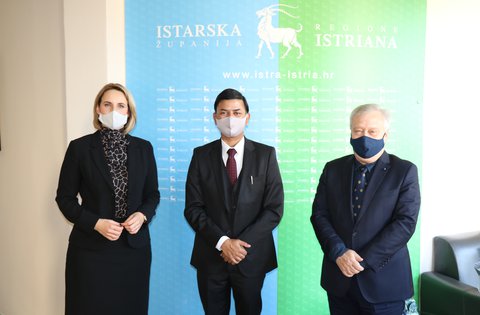 Ricevimento per l'ambasciatore della Repubblica dell'India nella Repubblica di Croazia