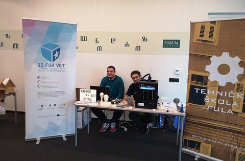 Gli alunni della Scuola tecnica di Pola hanno partecipato all'evento "Inspiriraj se! #BudiErasmusPlusGeneracija"
