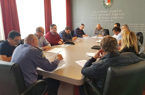 Održana proširena sjednica Stožera civilne zaštite Grada Poreča-Parenzo vezano za pripremu ljetne protupožarne sezone  2019.