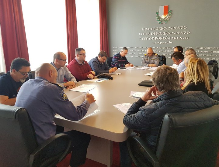 Održana proširena sjednica Stožera civilne zaštite Grada Poreča-Parenzo vezano za pripremu ljetne protupožarne sezone  2019.