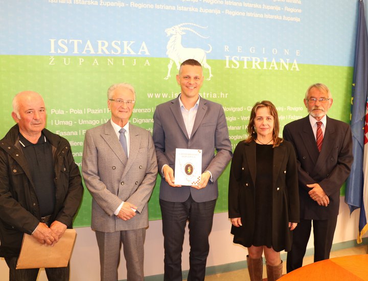Župan Flego primio delegaciju 1. domobranske bojne Pula