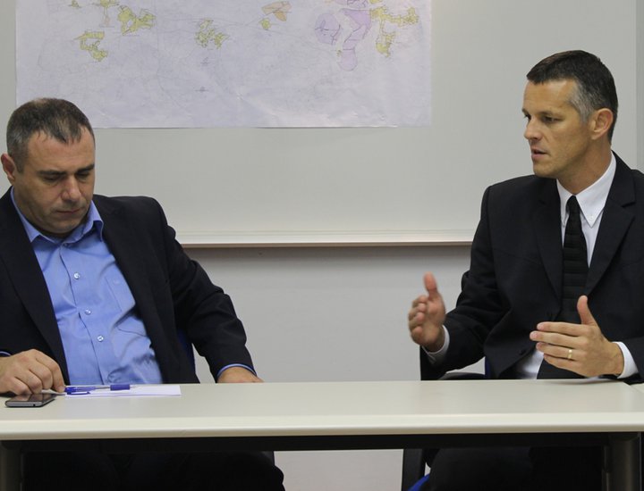 Župan Flego i suradnici na radnom sastanku s predstavnicima Općine Kanfanar