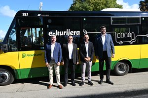 U Puli predstavljen prvi električni autobus