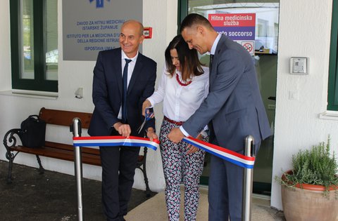 Aperti solennemente i nuovi spazi del Pronto soccorso di Umago