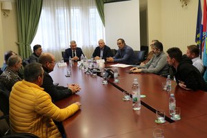 Incontro di lavoro tra il presidente della Regione Boris Miletić con i produttori di latte