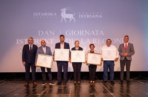 Povodom Dana Istarske županije dodijeljene zahvalnice istaknutim pojedincima