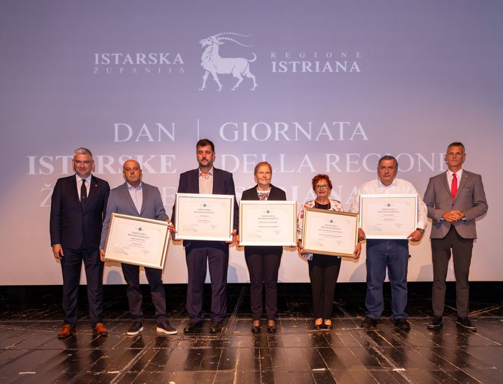 Povodom Dana Istarske županije dodijeljene zahvalnice istaknutim pojedincima