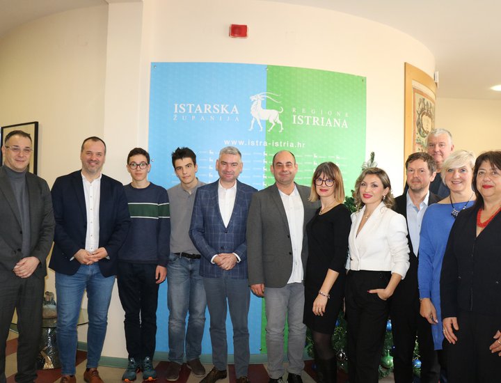 Il presidente Miletić ha organizzato il ricevimento per il inovatori primiati