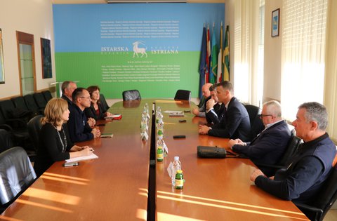 Presentato al direttore della Direzione statale per la protezione e il salvataggio il Sistema della protezione civile della Regione Istriana