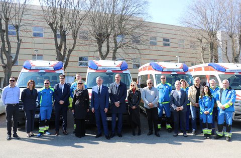 La Regione Istriana ha acquistato 5 veicoli per il trasporto sanitario per le succursali di Pola, Rovigno, Albona, Umago e Pinguente, del valore di oltre mezzo milione di euro
