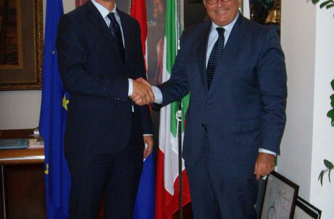 Ospite ad Ancona una delegazione della Regione Istriana, capitanata dal Presidente Valter Flego