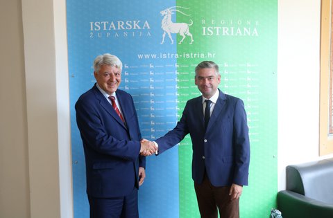 Župani Miletić i Komadina o pitanjima od ključne važnosti za Istarsku i Primorsko-goransku županiju